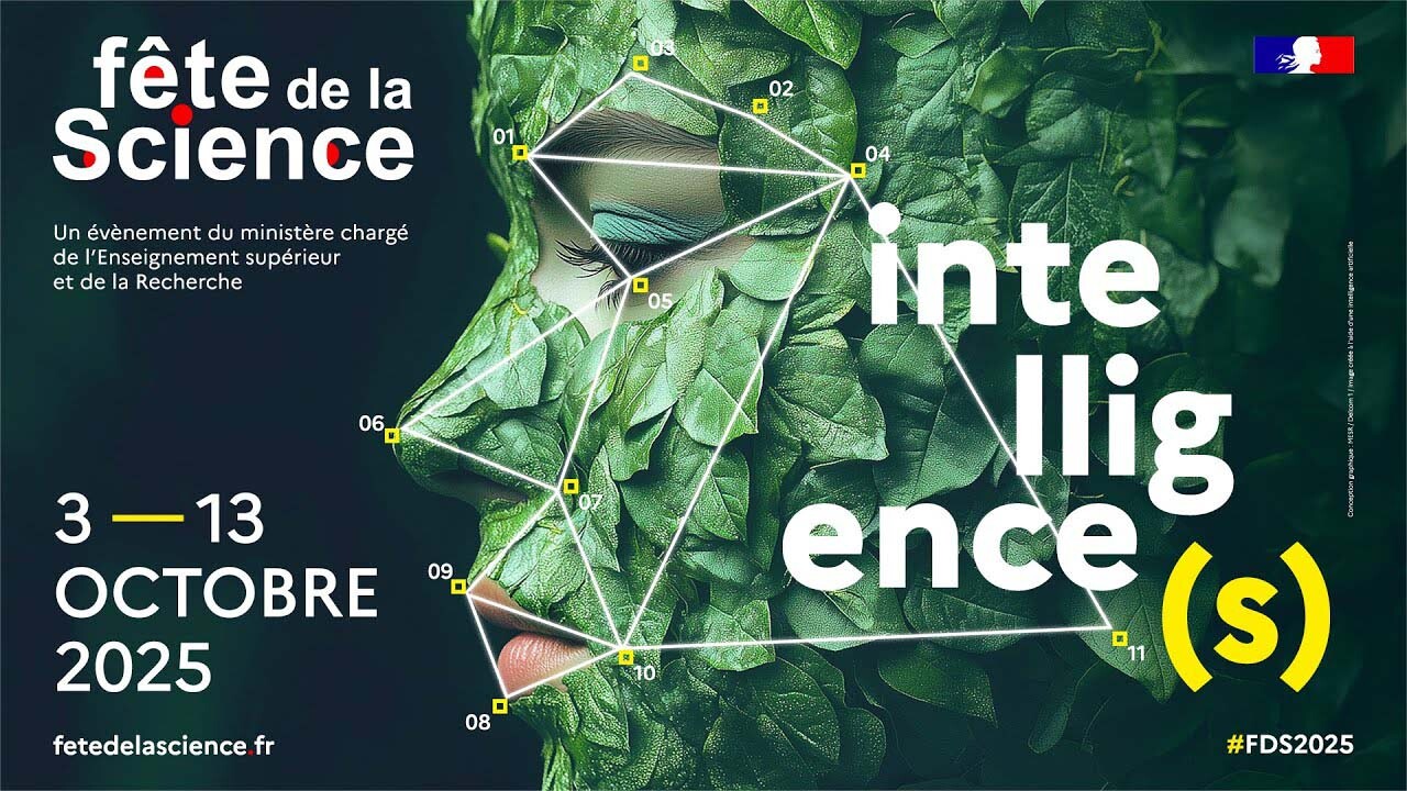 visuel officiel de la fête de la science