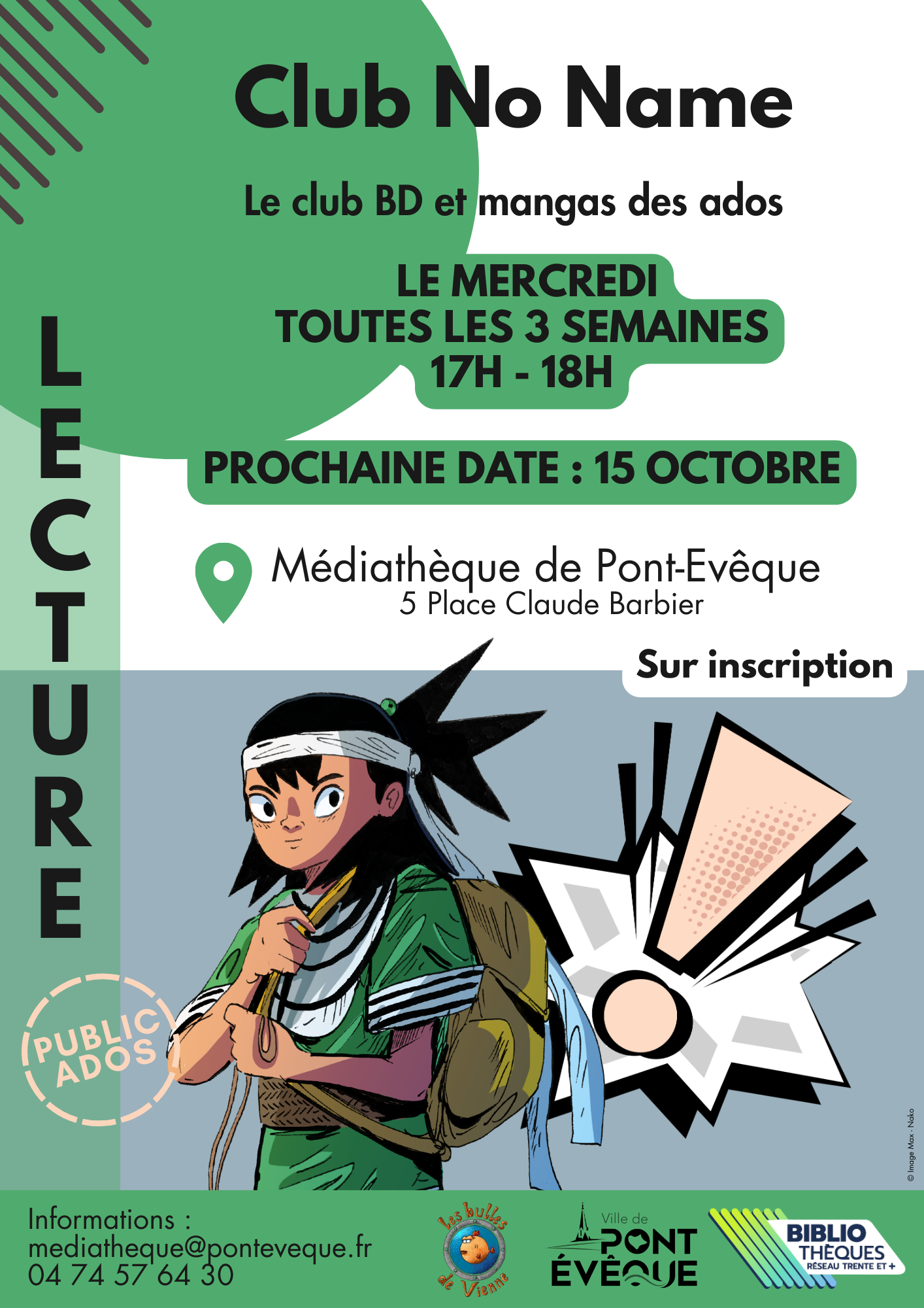 Affiche Club No Name Pont-Evêque