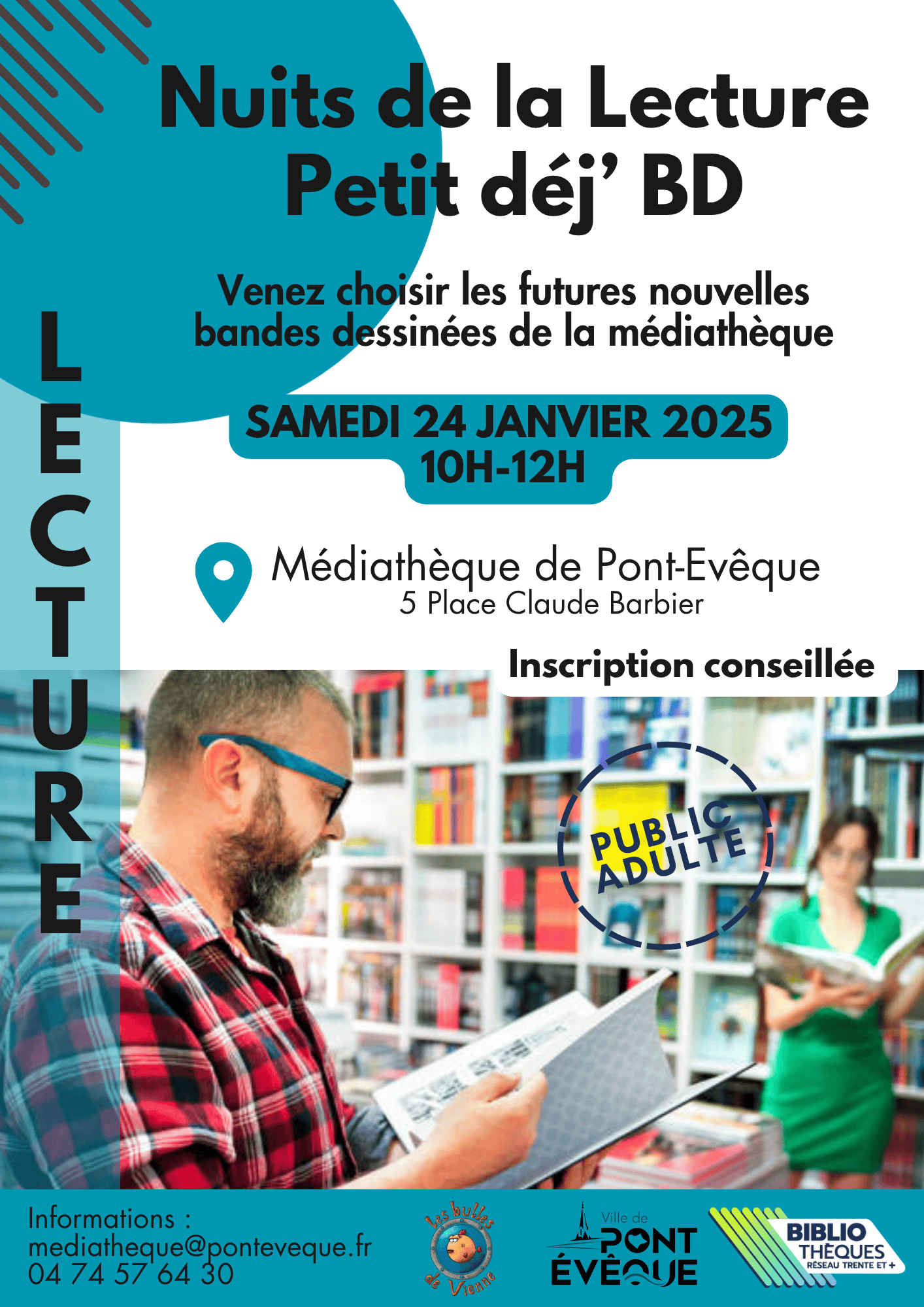 Affiche petit déj BD