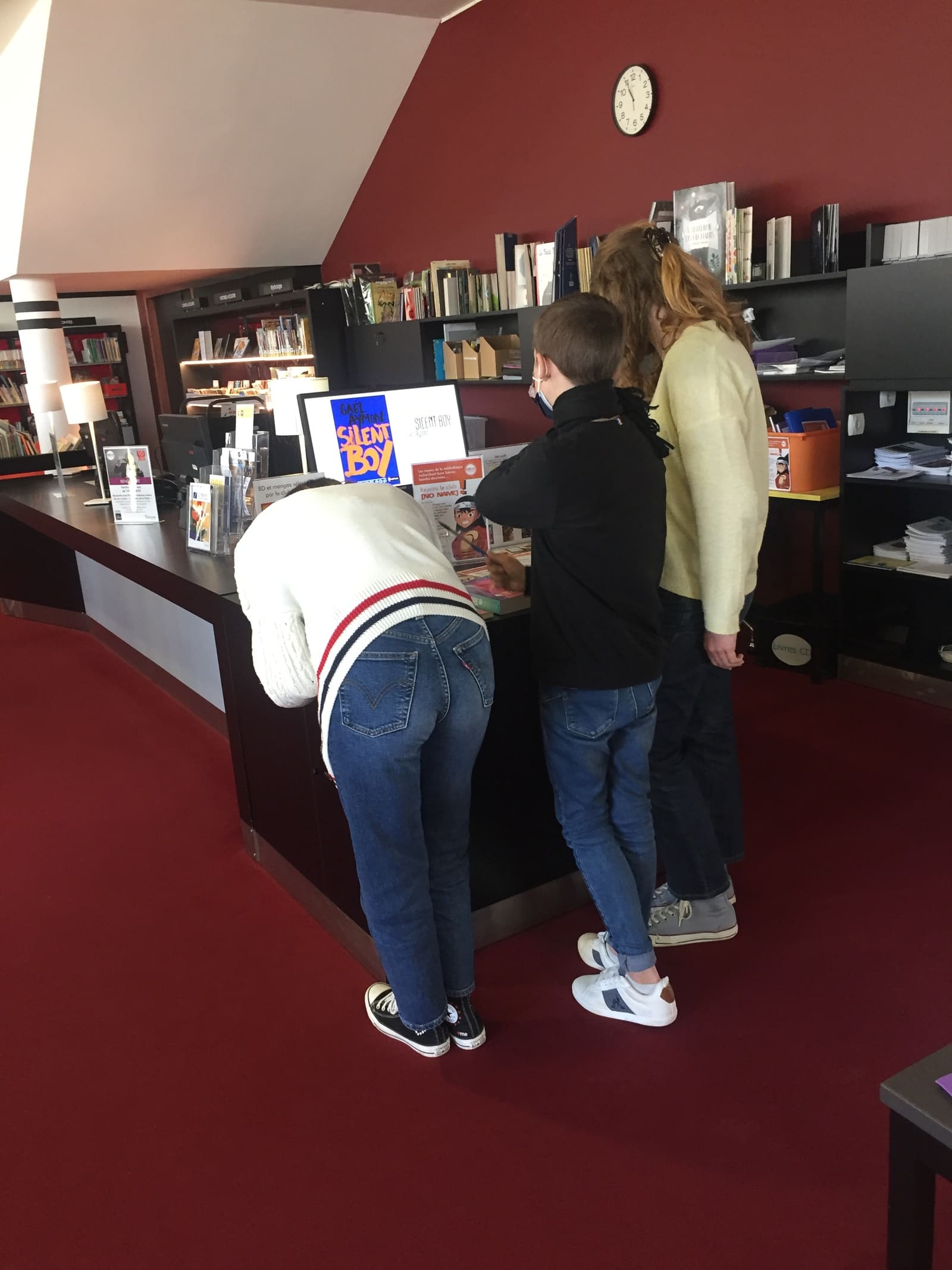 Visite de la bibliothèque