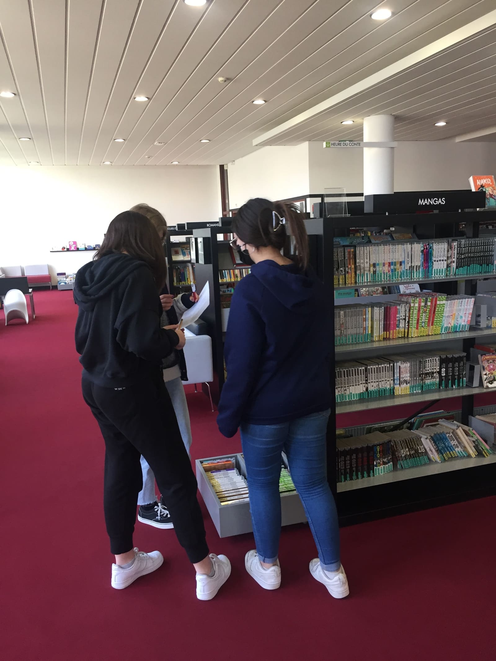 Visite de la bibliothèque